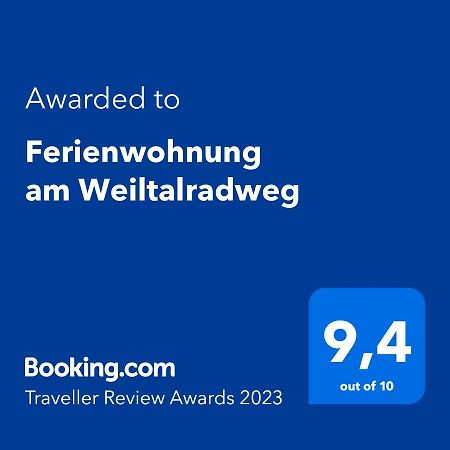Ferienwohnung Am Weiltalradweg Weinbach エクステリア 写真